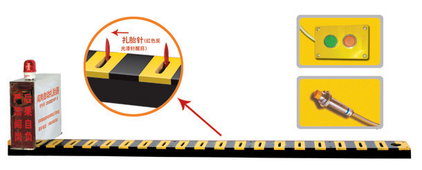 嘉荫县V3嵌入式闯岗自动扎胎器/阻车器